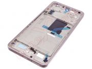 Purple front housing with side buttons for Xiaomi 12 5G, 2201123G